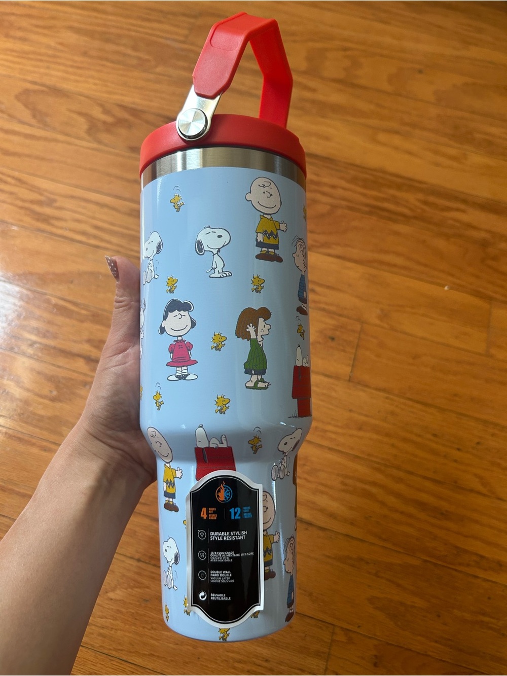 NEW Limited edition Peanuts stainless steel insulated travel tumbler 40oz